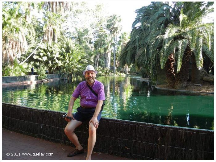 Josef Olt in Perth Zoo, Western Australia