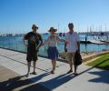 Daniel Klemmer, Gülay Princess and Michael Peuschl, Hillarys Boat Harbour, WA