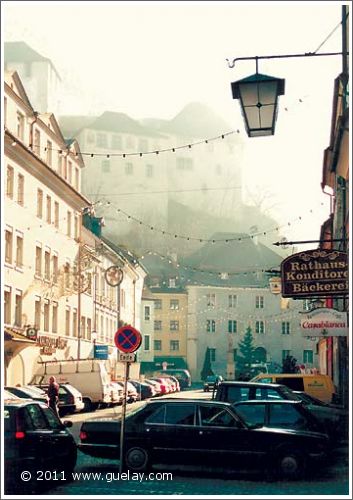 city of Feldkirch with the Schattenburg Castle (2000)