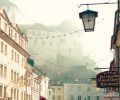 city of Feldkirch with the Schattenburg Castle (2000)