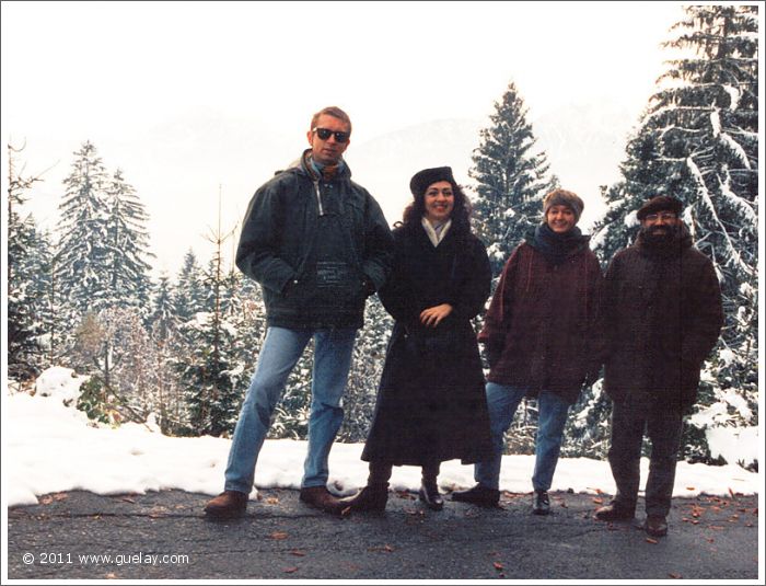 Alfred Sütz, Gülay Princess, Karin Haubner and Asim Al-Chalabi near Innsbruck (1995)