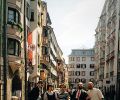 The Ensemble Aras in the downtown of Innsbruck (2000)