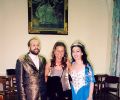 Josef, Luise and Gülay Princess after concert at Minoritensaal, Graz (2003)