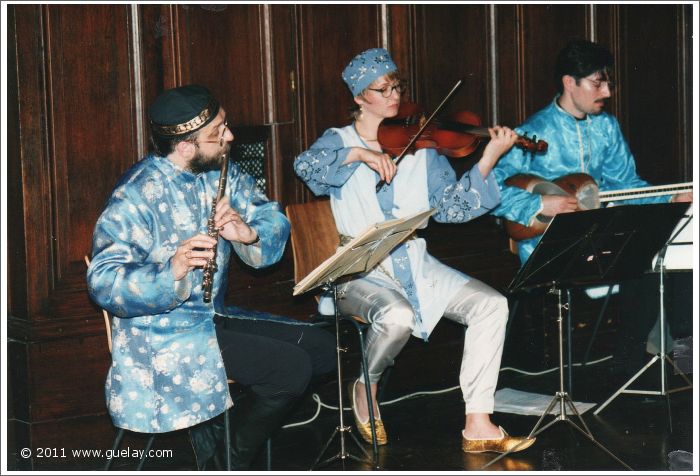 Josef Olt, Karin Haubner and Nariman Hodjati at Palais Eschenbach, Vienna (1995)