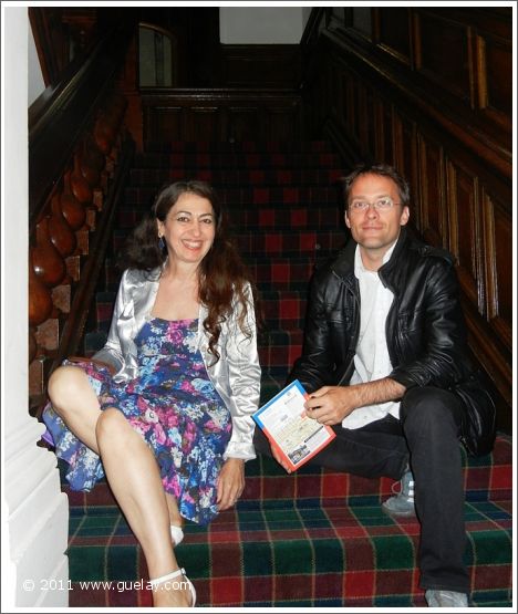 Gülay Princess and Marco Annau at The Royal Ettrick Hotel in Edinburgh
