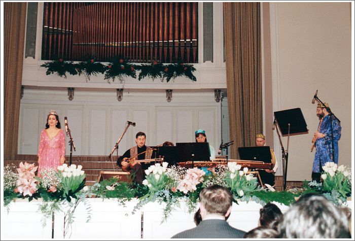 Gülay Princess & The Ensemble Aras while concert in Estonia Concert Hall