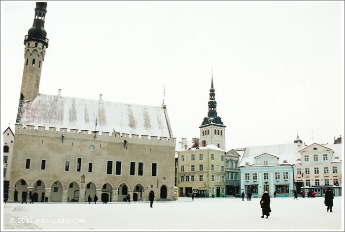 in the center of Tallinn