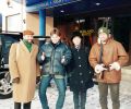 Josef, Piotr, Feng-Chiu and Hristan at Hotel Ecoland, Tallinn