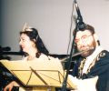 Gülay Princess and Josef Olt at Bambergerhaus, Munich (1995)
