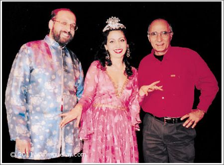 Gülay Princess with Josef W. Olt and writer Nihat Behram