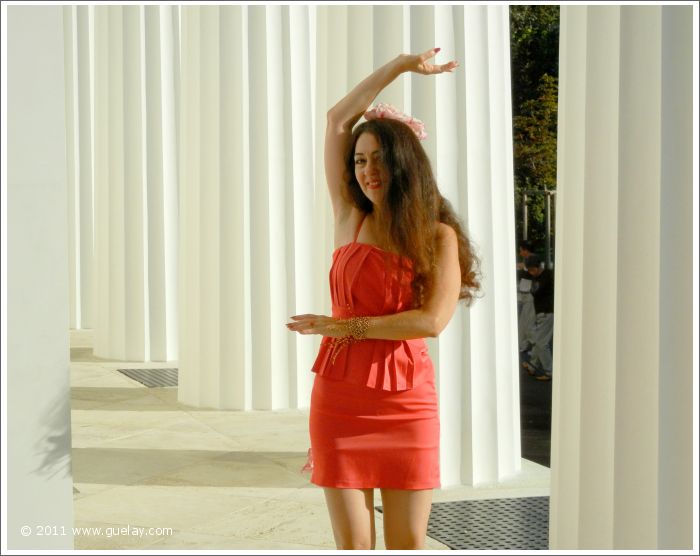 Gülay Princess at Temple of Theseus in Vienna (2011)