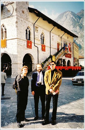 Alexander Shevchenko, Josef Olt and Nariman Hodjati in Venzone (2000)