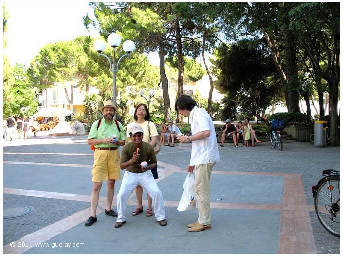 Josef, Feng-Chiu, Lalu and Nariman, Grado, Italy (2006)