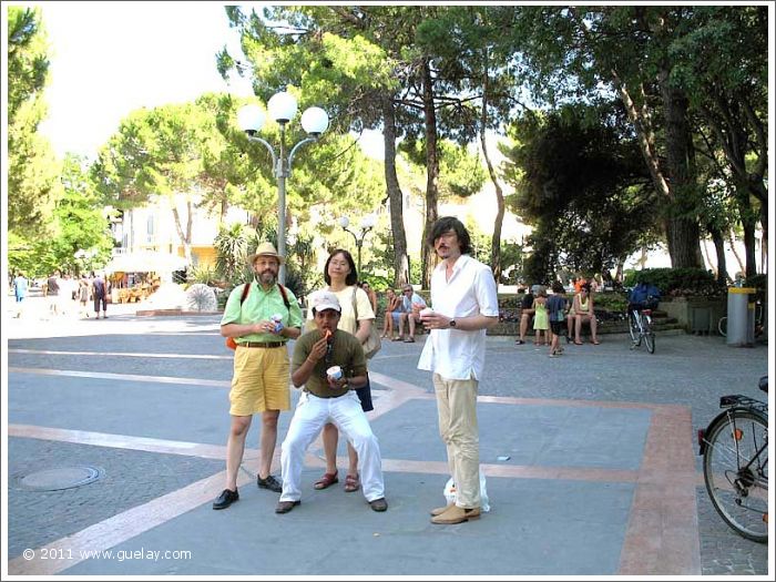 Josef, Feng-Chiu, Lalu and Nariman, Grado, Italy (2006)