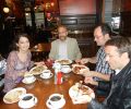 Gülay Princess & The Ensemble Aras at breakfast in Earl's Court, London