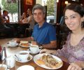 Gülay Princess & The Ensemble Aras at breakfast in Earl's Court, London