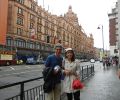 Michael Preuschl and Gülay Princess at Harrods, Knightsbridge, London