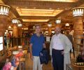 Michael Preuschl and Josef Olt at Harrods, Knightsbridge, London