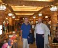 Michael Preuschl and Josef Olt at Harrods, Knightsbridge, London