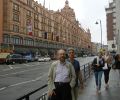 Michael Preuschl and Josef Olt at Harrods, Knightsbridge, London