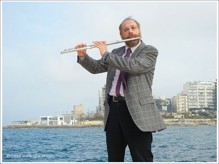 Josef in front of Sliema