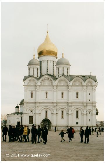 The Assumption cathedral at Kremlin in Moscow (2001)