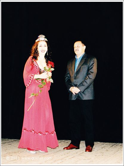 Gülay Princess and Yury Usachev at Young Actor's Musical Theatre in Moscow (2001)