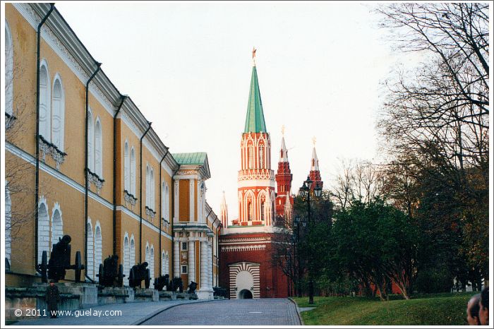 at Kremlin in Moscow (2001)