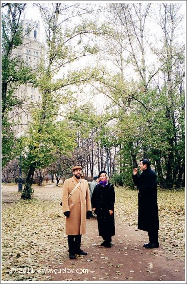 Josef Olt, Reet Kudu and Nariman Hodjati in Moscow (2001)
