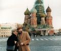 Gülay Princess and Josef Olt at the famous Red Square