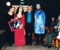 Reet Kudu, Gülay Princess, Yury Usachev and Josef Olt after concert in Moscow (2001)