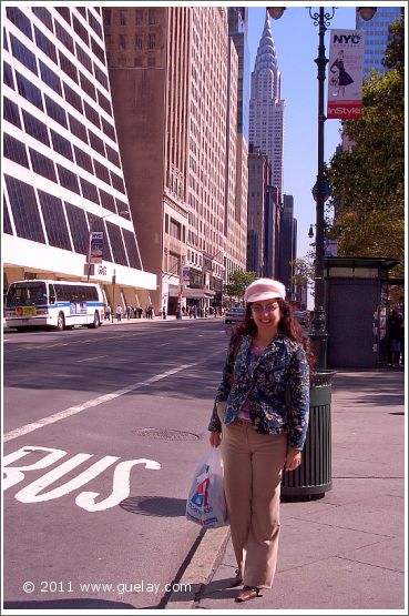 Gülay Princess with Chrysler Building in Manhattan, New York (2005)