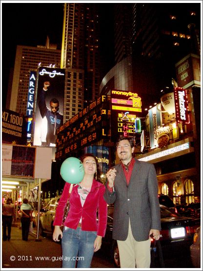 Gülay Princess and Nariman Hodjati on Broadway in New York (2005)