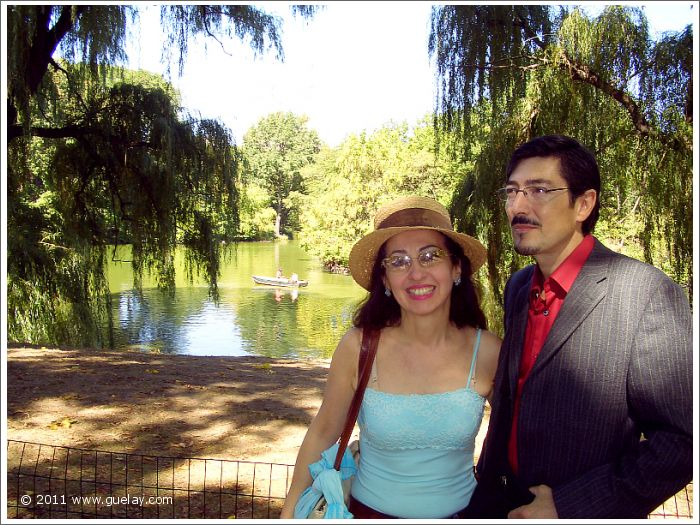 Gülay Princess and Nariman Hodjati in Central Park, New York (2005)