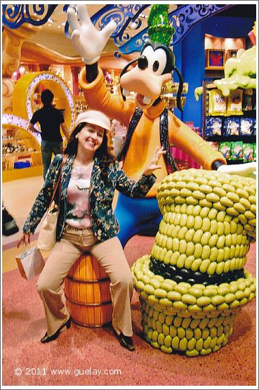 Gülay Princess in a Disney store in Manhattan, New York (2005)