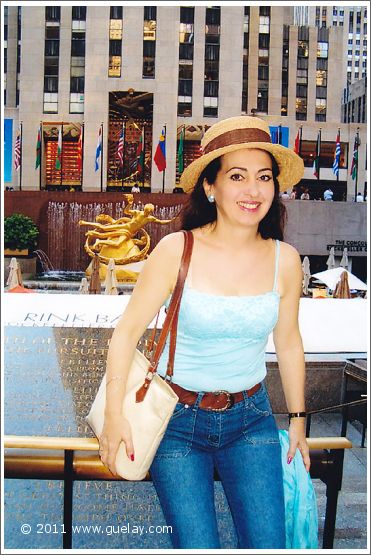 Gülay Princess at the Rockefeller Center, Manhattan, New York (2005)