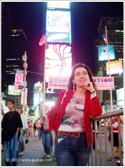 Gülay Princess at Time Square in Manhattan, New Yok (2005)