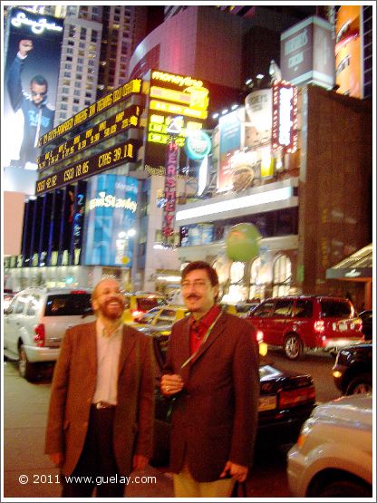 Josef Olt and Nariman Hodjati in Manhattan, New York (2005)
