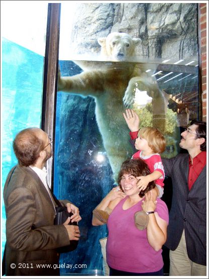 Josef, Rene and Nariman in zoo, Central Park, Manhattan, NYC (2005)