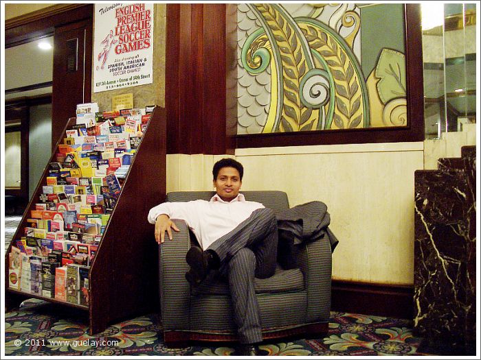 Lalu Joseph Alappatt in Hotel Wellington, New York (2005)