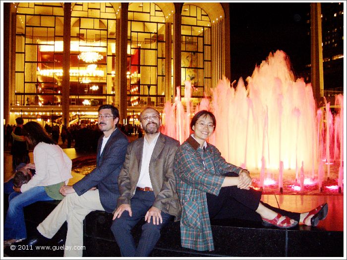 Nariman Hodjati, Ting Feng-Chiu and Josef Olt at Metropolitan Opera (2005)