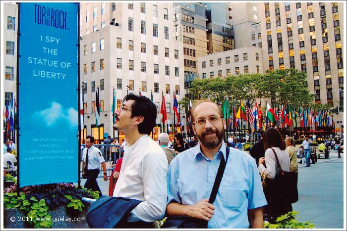 Nariman Hodjati and Josef Olt, Rockefeller Center, New York (2005)