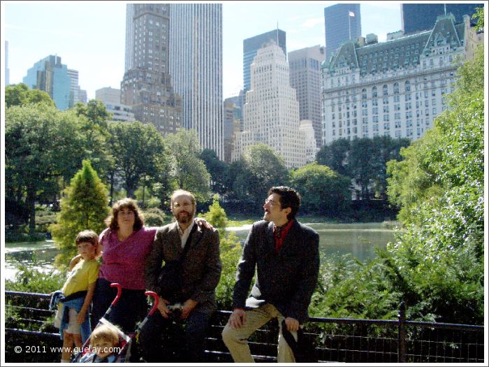 Rene, Josef and Nariman in Central Park, Manhattan, New York (2005)