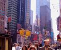 Josef Olt and Rene Rogers at Time Square, Manhattan, New York (2005)