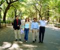 Nariman, Gülay Princess, Lalu and Josef in Central Park, New York (2005)
