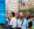 Nariman Hodjati and Josef Olt, Rockefeller Center, New York (2005)