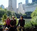 Rene, Josef and Nariman in Central Park, Manhattan, New York (2005)