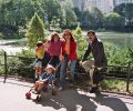 Rene Rogers, Gülay Princess and Nariman Hodjati in Central Park, New York (2005)