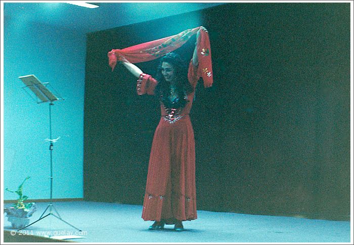 Gülay Princess performing at library of the state, Ayvalik (1996)