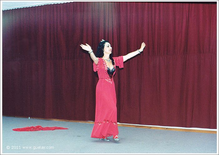 Gülay Princess performing at library of the state, Ayvalik (1996)